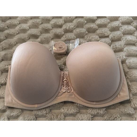 Vanity Fair Beauty Back Strapless Full Coverage Nude 36D - Picture 1 of 4
